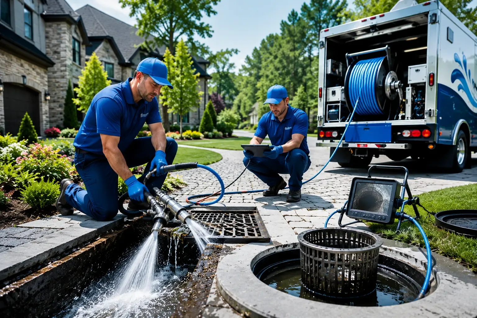 Local outdoor drain cleaning professionals in West Springfield, PA